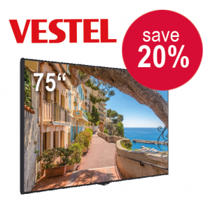Vestel UHTO75E 75" collu liels displejs