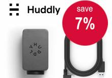 Huddly GO videokamera - ceļotāja komplekts ar 60cm kabeli