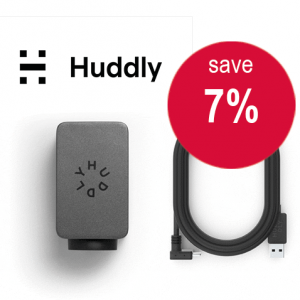 Huddly GO videokamera - ceļotāja komplekts ar 60cm kabeli