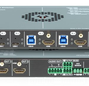 LIGHTWARE UCX-4x2-HC30 universāls komutators ar HDMI 2.0 un USB-C savienojumu