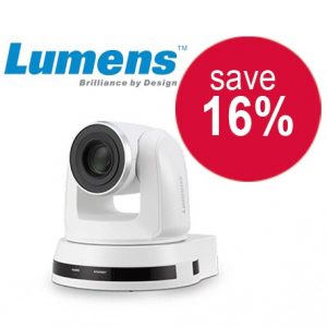 Lumens VC-A52S Full HD 60 kadru nomaiņas ātruma PTZ kamera (balta krāsa)