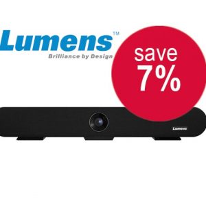 Lumens MS-10 Video Soundbar video skaņas joslas viss vienā video konferenču risinājums ar automātiskās kadrēšanas kameru