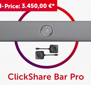 ClickShare Bar Pro bezvadu konferenču video joslas iekārta