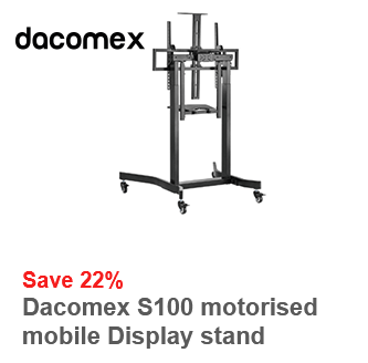 Dacomex S100-800W-M – Motorizēts TV stiprinājums